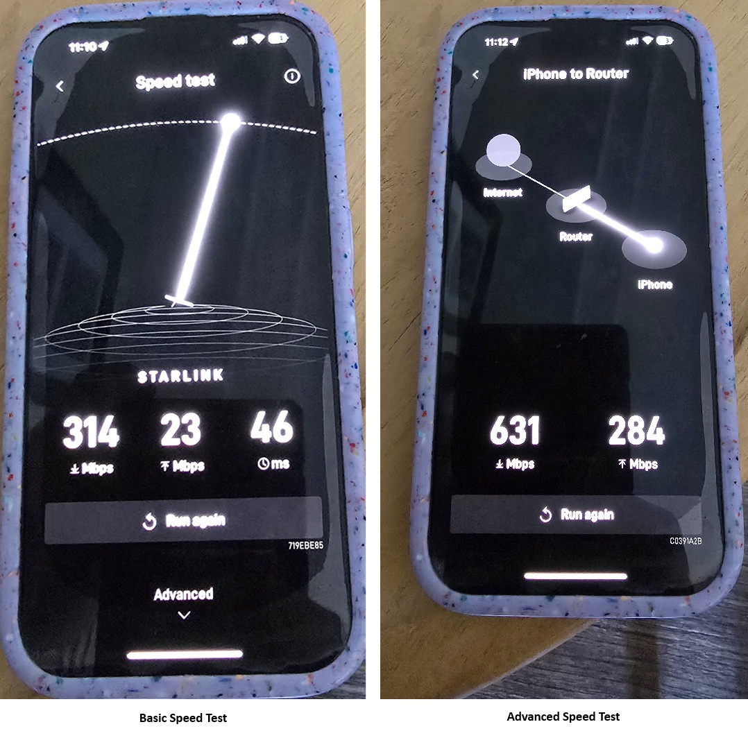 Starlink Speed Test El Paso TX