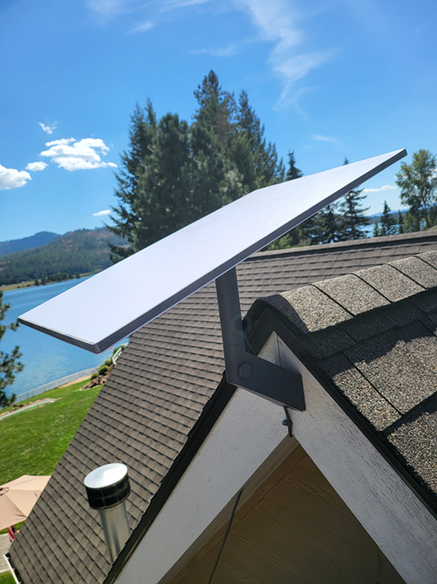 Starlink installation in Coeur d'Alene, ID