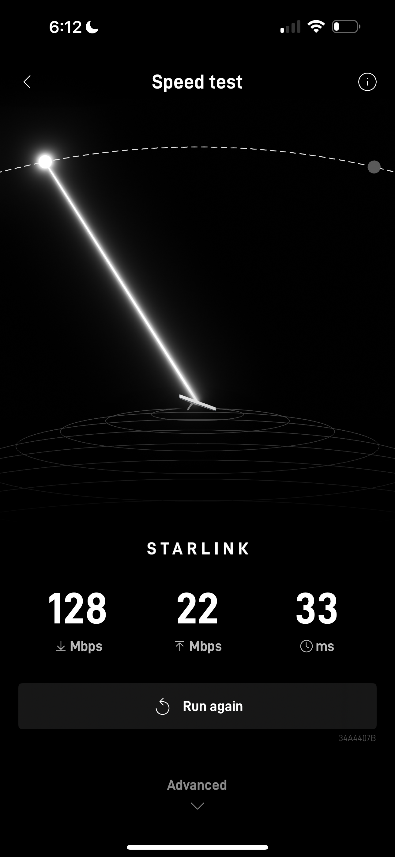 Starlink speed test Palm Coast FL