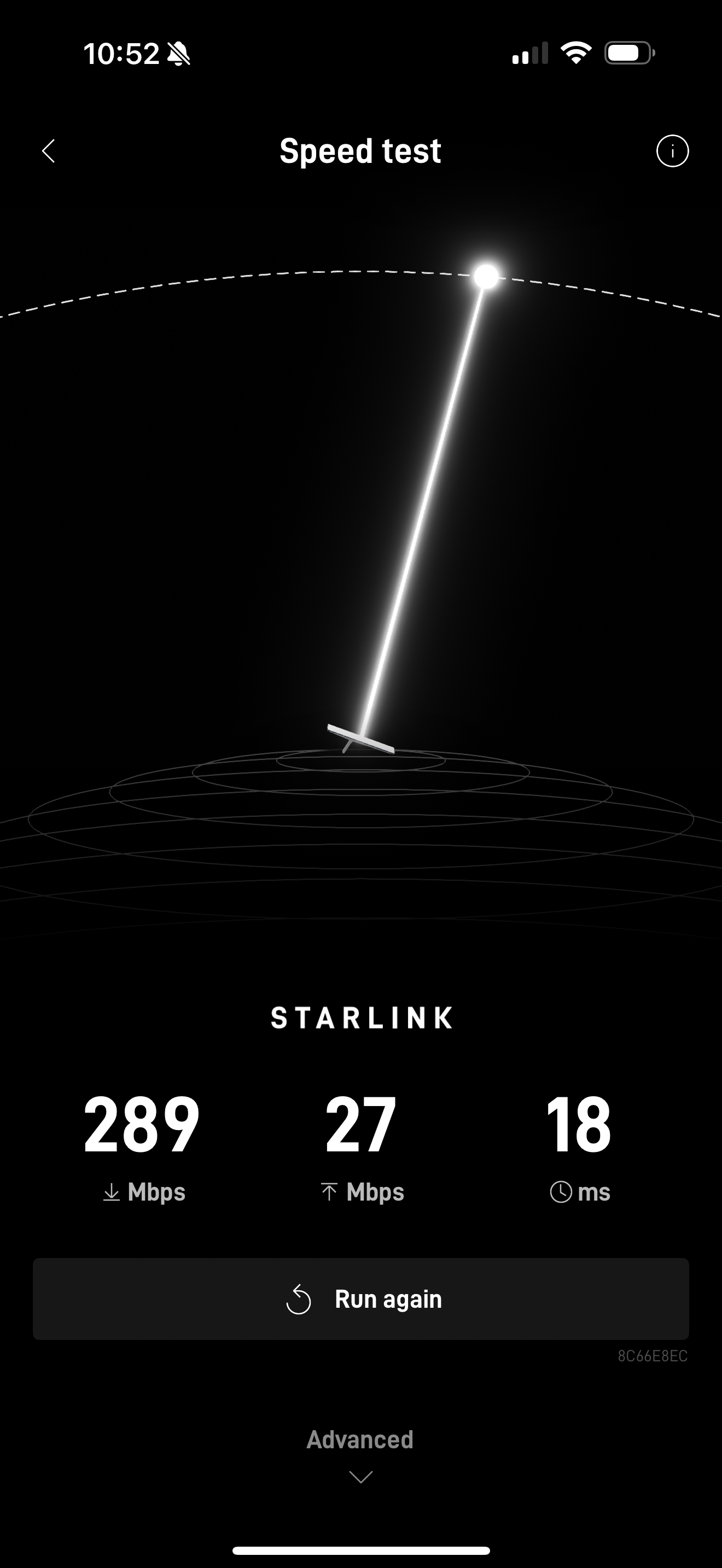 Starlink Speed test Bellingham WA