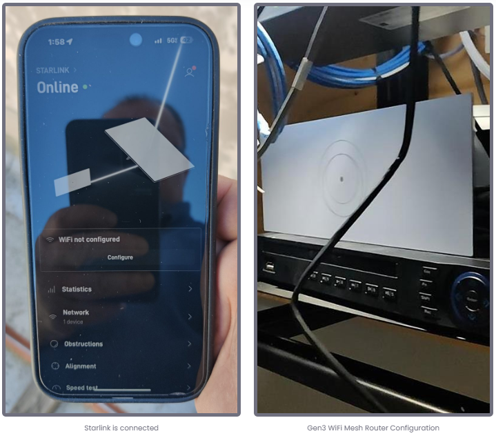 Gen3 WiFi mesh router configured