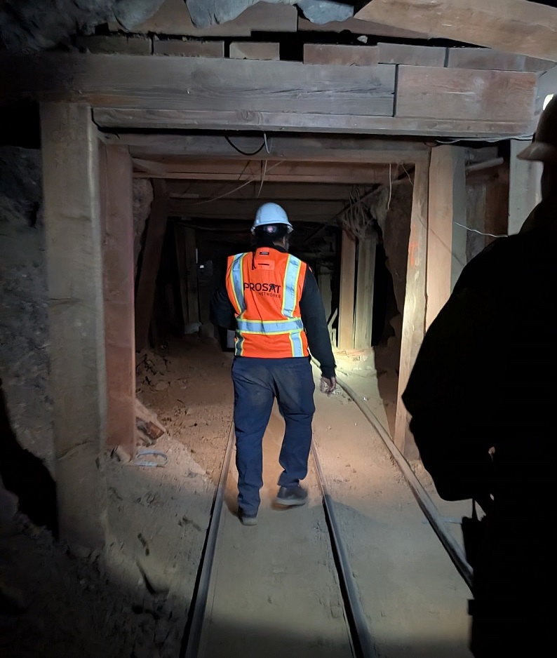 Internet for mining sites